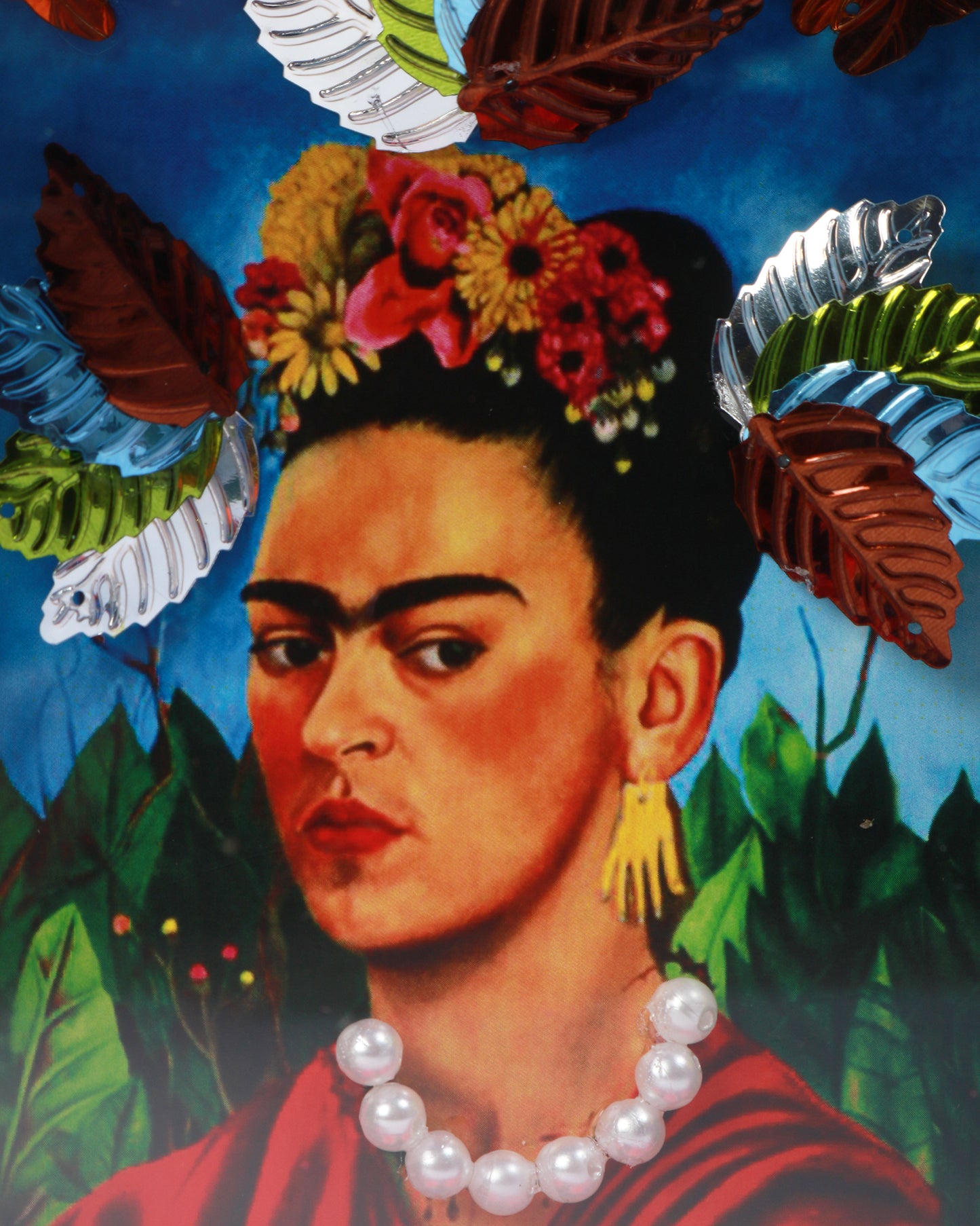 Frida Kahlo with Exotic Birds print by Mark Ashkenazi